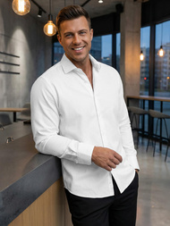 Muška košulja bijela OZONEE V/V189