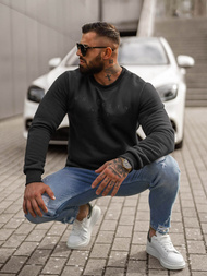 Muška dukserica crna OZONEE JS/8B1360/3