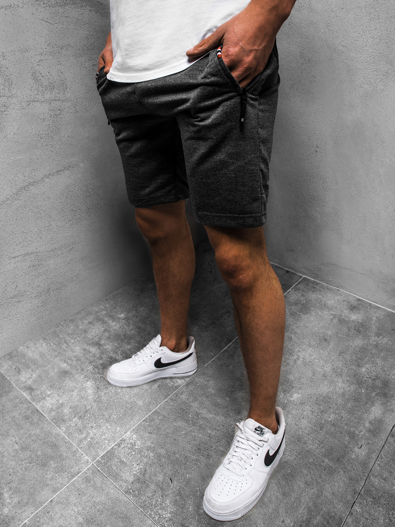 Muške kratke hlače grafitne OZONEE JS/XW50Z