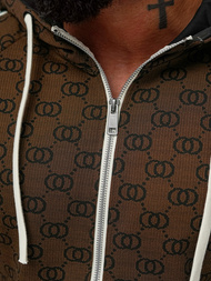 Muška Trenirka Tamno-Bež OZONEE O/FF5111AB