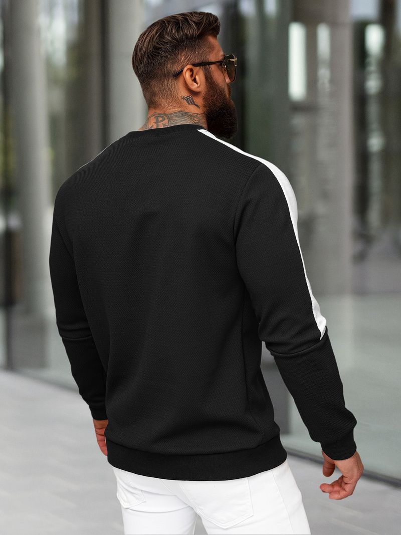 Muška Dukserica Crna OZONEE O/P2033Z