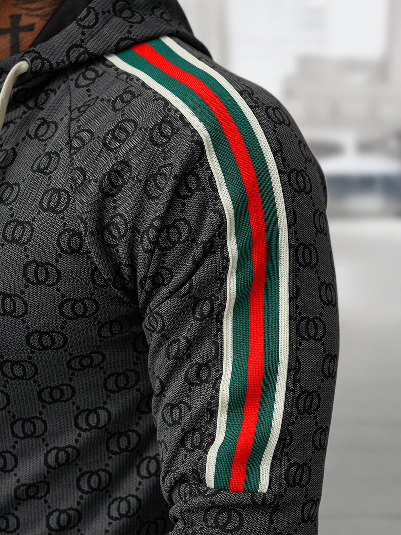 Muška trenirka crna OZONEE O/FF5111AB