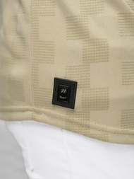  Muška Majica Bež OZONEE O/QS11621