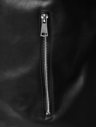 Muška kožna jakna crna OZONEE JS/11Z8107