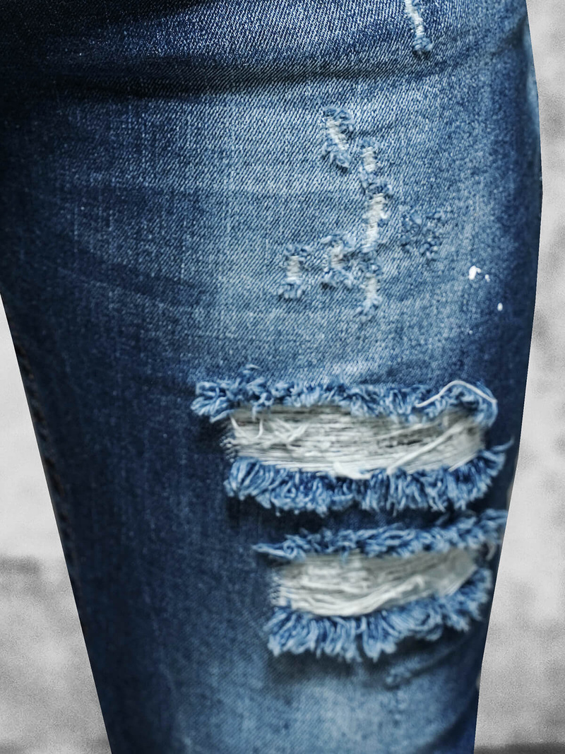 Muške Traperice Tamnoplave OZONEE O/MB462