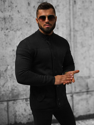 Muški Džemper Crni OZONEE NB/MM6011/4