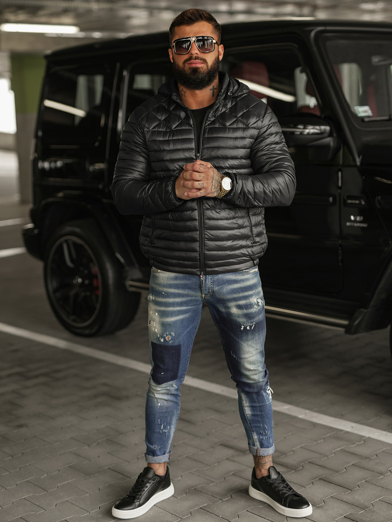 Muška Jakna Crna OZONEE JS/16M9328/392BZ