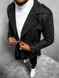 Muški kaput tamni grafit OZONEE O/5627