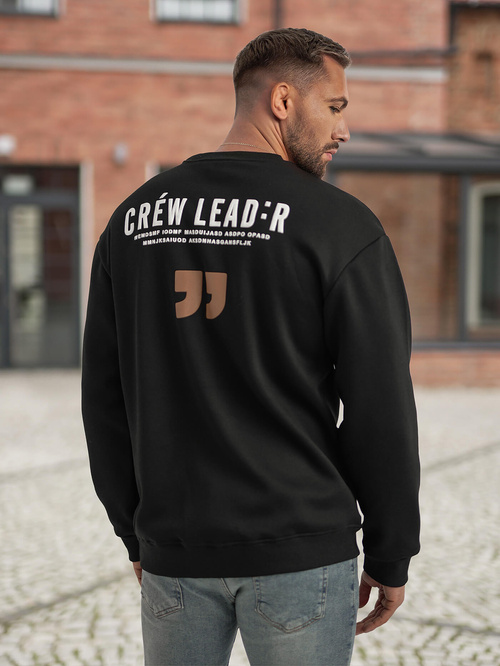 Muška dukserica crna OZONEE JS/65B3917/3