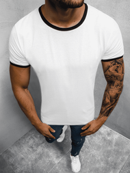 Muška majica bijelo-crna OZONEE O/1177Z 