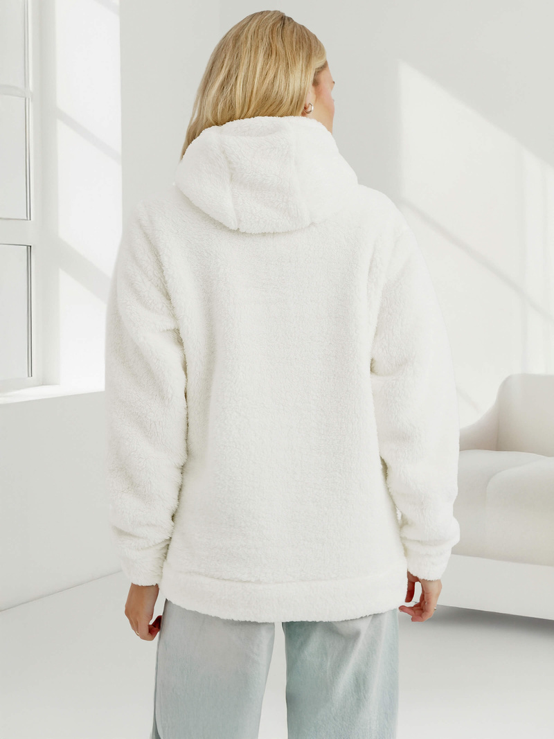 Ženska dukserica bijela OZONEE JS/HH192/1