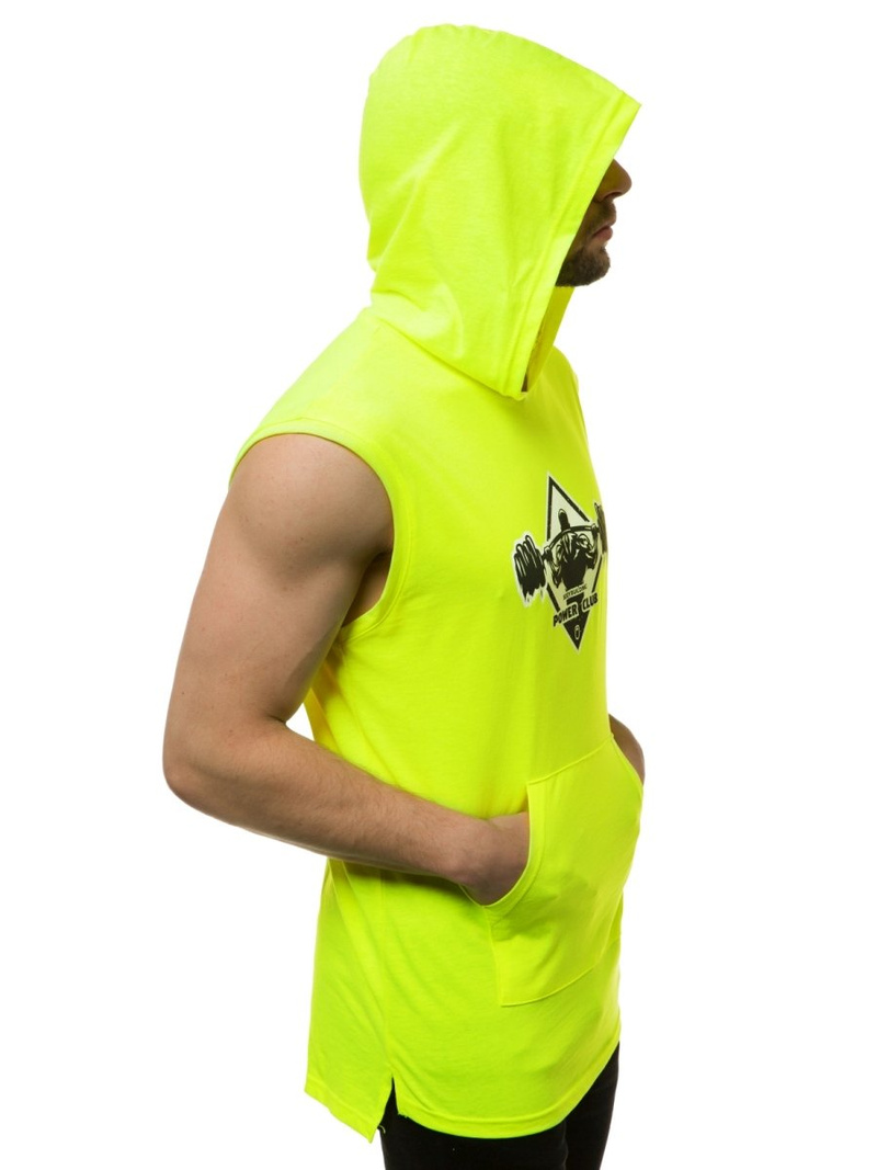 Muška majica bez rukava žuto-neon OZONEE MACH/M1213