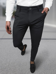 Muške chino hlače Crne OZONEE DJ/5526