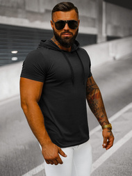 Muška majica crna OZONEE JS/8T89/3