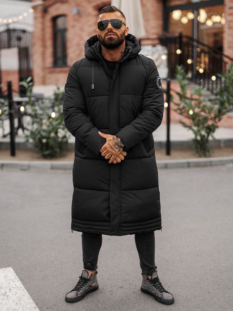 Muška zimska jakna crna OZONEE JS/19M1290/392