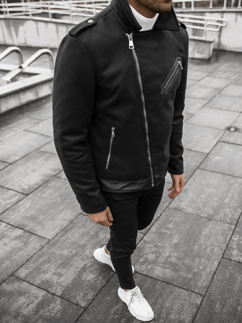 Muška proljetna jakna crna OZONEE JS/M15501