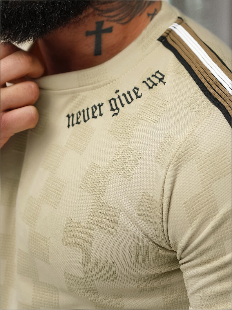 Muška Majica Bež OZONEE O/QS11621