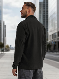 Muška dukserica s patentom crna OZONEE JS/HH016/3