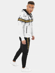 Muška trenirka Bijelo-crna OZONEE O/HM685