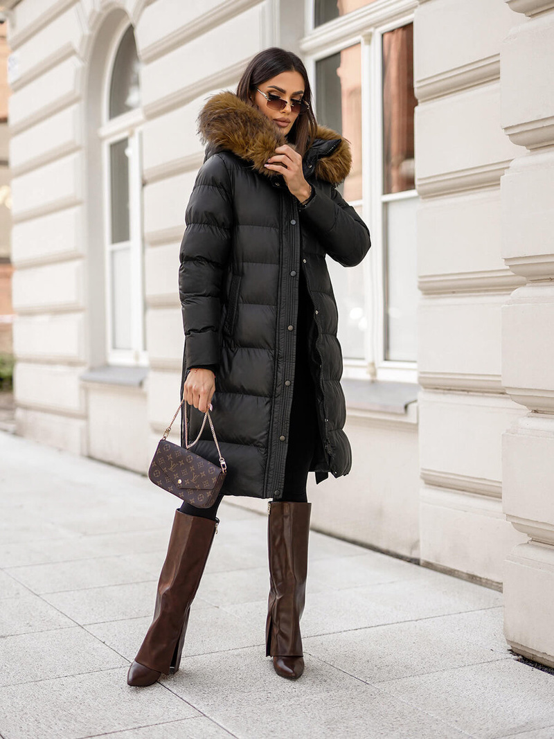 Ženska jakna crna OZONEE JS/5M3298/392