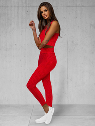 Dvodijelni set trenerke crveni OZONEE JS/YW88037/5Z