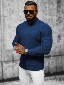 Muški Džemper Modri OZONEE NB/MM6020/6