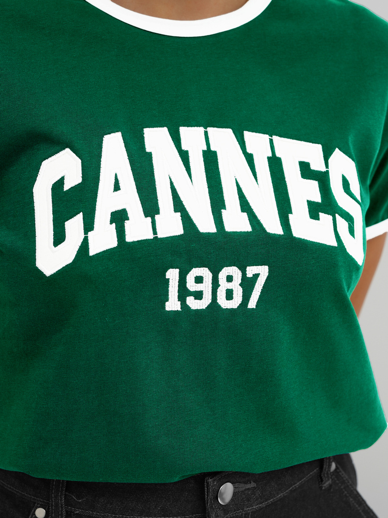 Ženska majica zeleni OZONEE JS/R62184