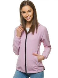 Ženska jakna lagana Svijetloružičasta OZONEE JS/HH036/25