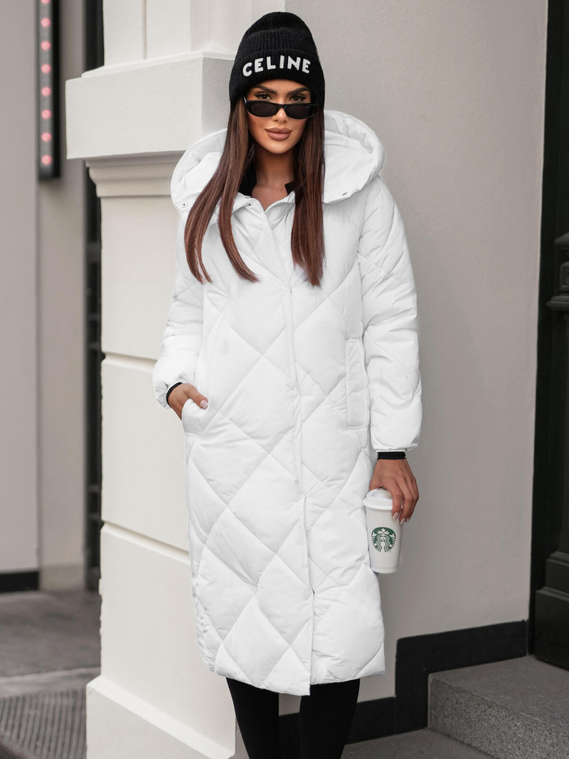 Ženska jakna bijela OZONEE JS/5M3173/281Z