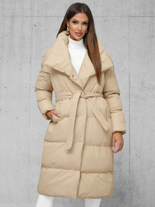 Ženska jakna bež OZONEE JS/M737/62Z