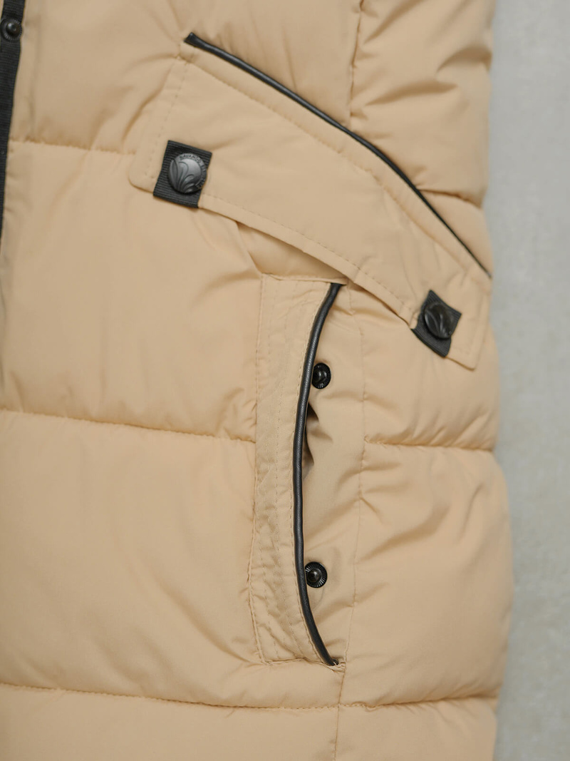 Ženska jakna bež OZONEE O/W377