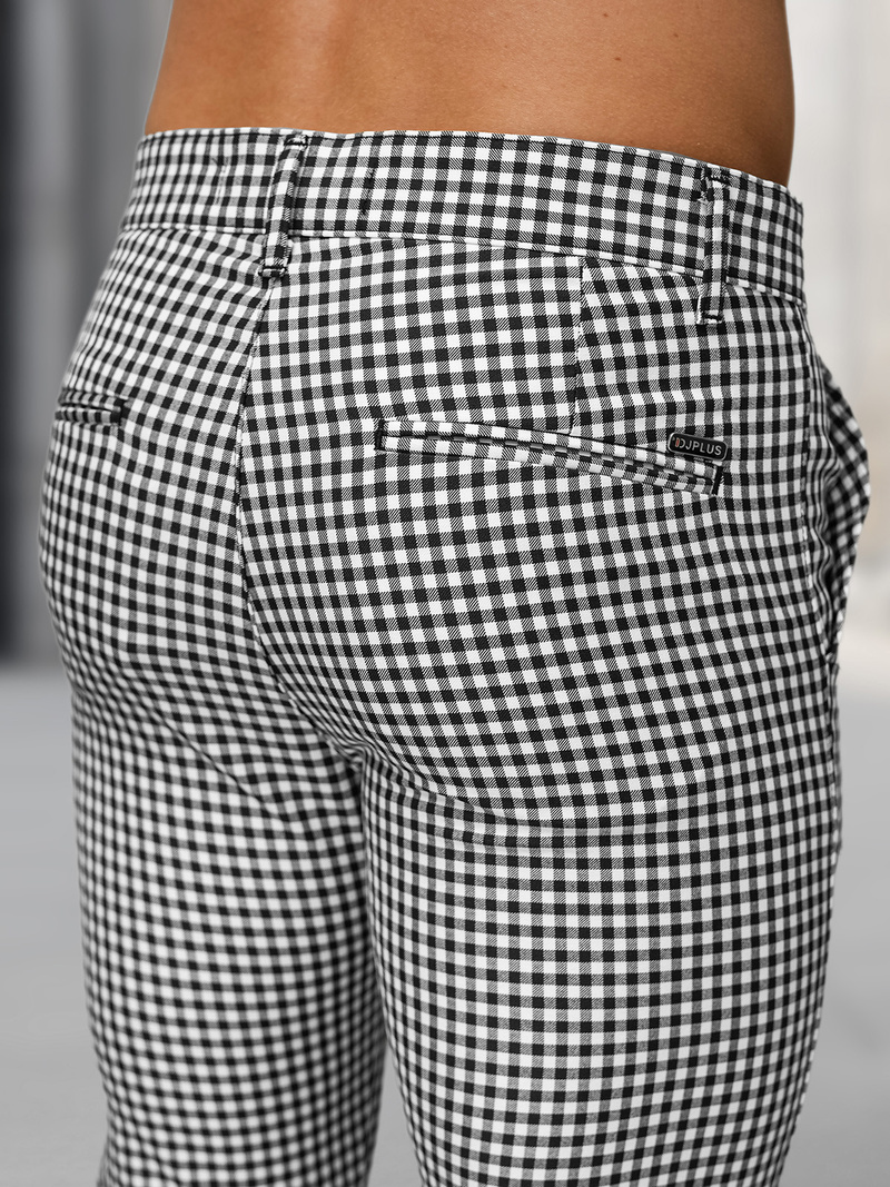 Muške hlače crno-bijelo OZONEE DJ/5531Z