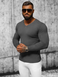 Muški Džemper Grafitni OZONEE NB/MMB601/3Z