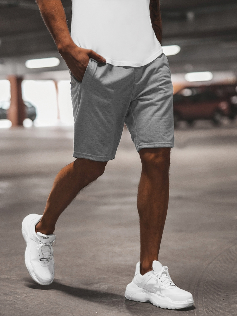 Muške Sportske Kratke Hlače Sivi OZONEE JS/8K100/2Z