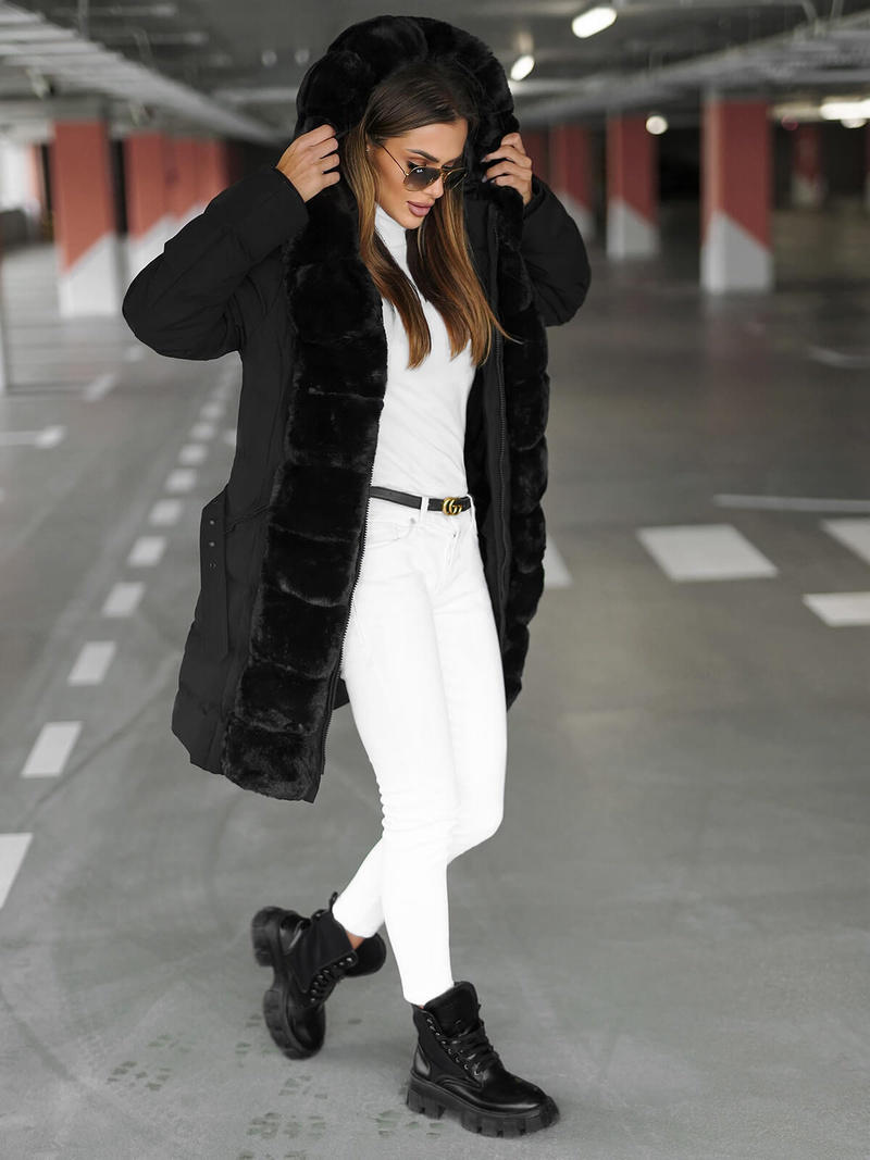 Ženska jakna crna OZONEE JS/5M3158/392Z