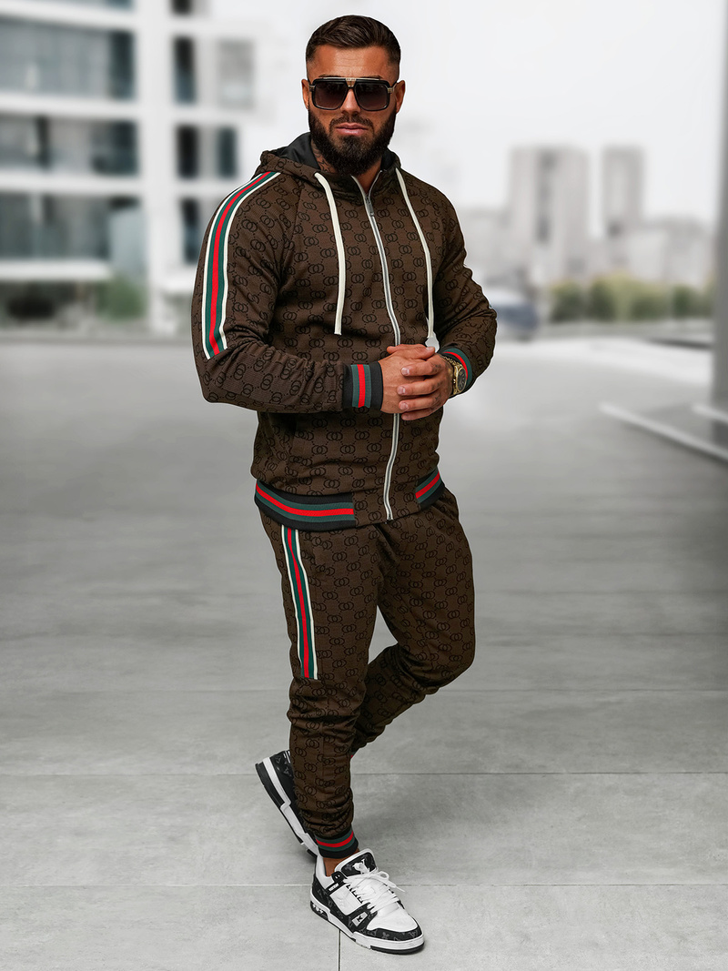 Muška Trenirka Tamno-Bež OZONEE O/FF5111AB