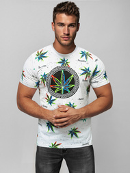 Muška majica bijela OZONEE O/T136/1Z