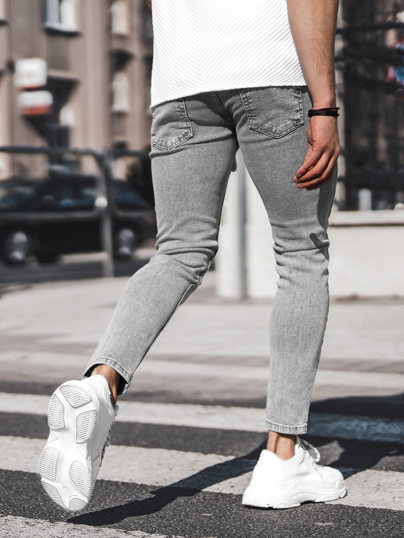 Muške traperice grafitne OZONEE DO/2446