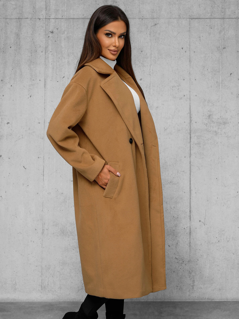 Ženski kaput camel OZONEE JS/11Z8161