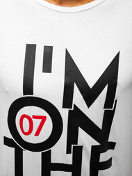 Muška majica bez rukava Bijela OZONEE JS/KS2078Z