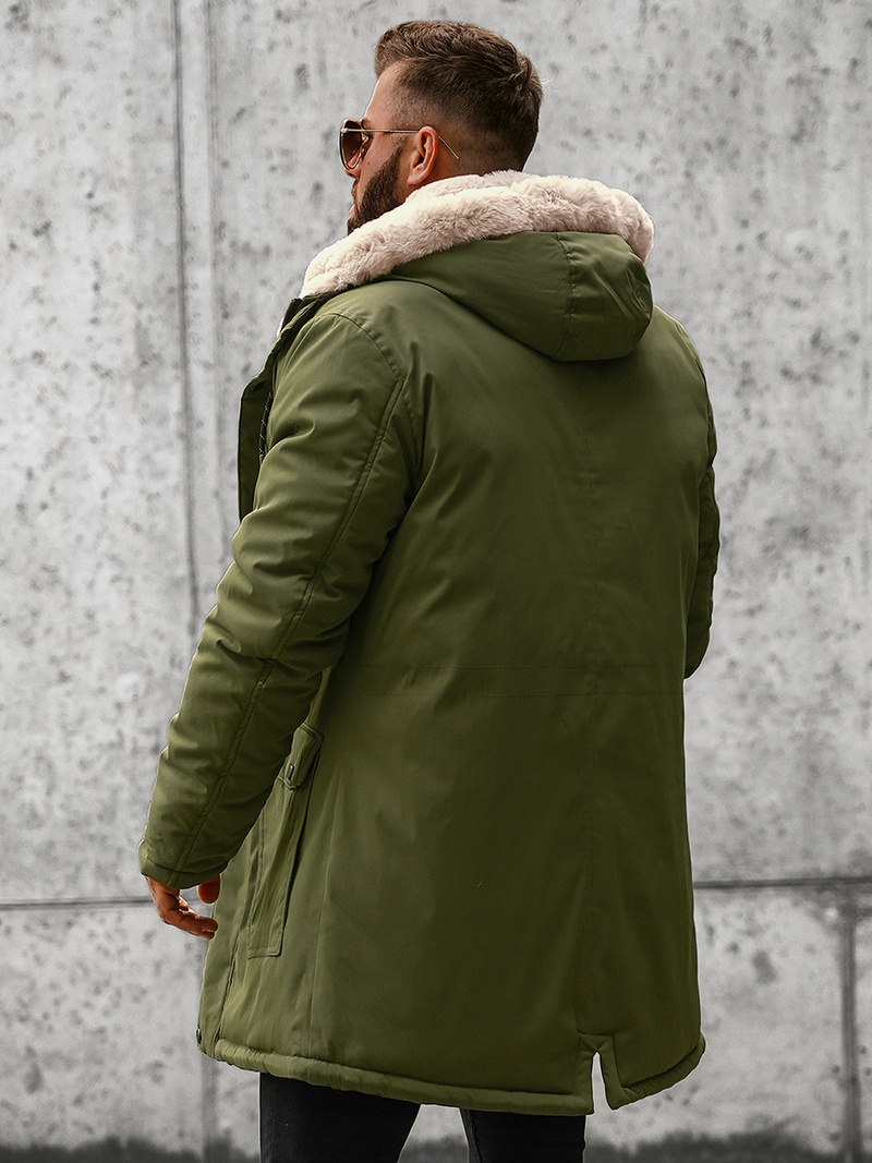 Muška parka jakna zelena OZONEE JS/22M37/136