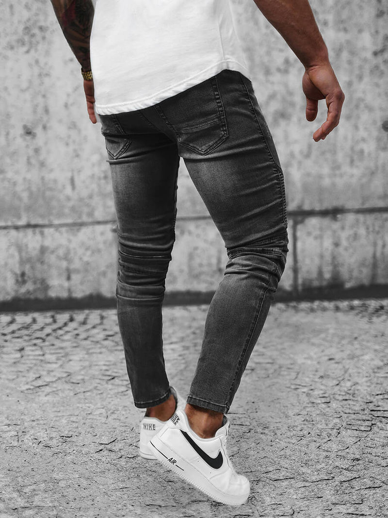 Muške traperice grafitne OZONEE NB/MP0028GZ