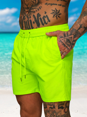 Muške kupaće kratke hlače žuto-neon OZONEE JS/XL018/81