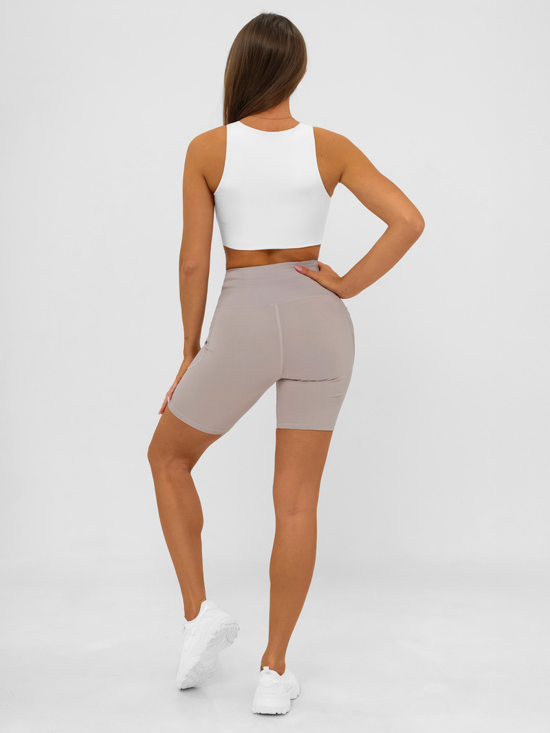 Kratke ženske tajice moka OZONEE JS/XY24026S