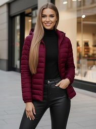 Ženska jakna bordo OZONEE JS/16M9103/01Z