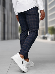 Muške chino hlače modre OZONEE DJ/5632Z