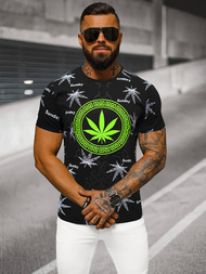  Muška majica crna OZONEE O/T139/3