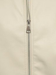 Ženska Kožna Jakna Bež OZONEE O/G116Z