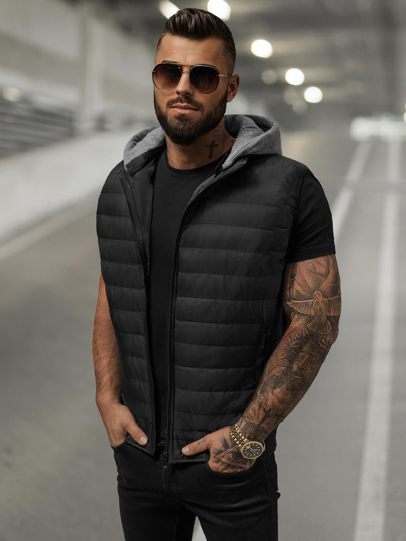 Muški Prsluk Crni OZONEE JS/8M983/392