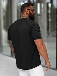 Muška majica crna OZONEE JS/8T88/3Z